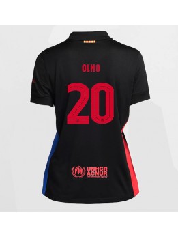 Billige Barcelona Dani Olmo #20 Bortedrakt Dame 2024-25 Kortermet